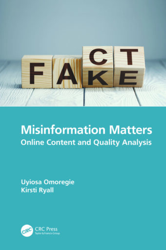 Our Forthcoming Book: Misinformation Matters (Taylor & Francis)
